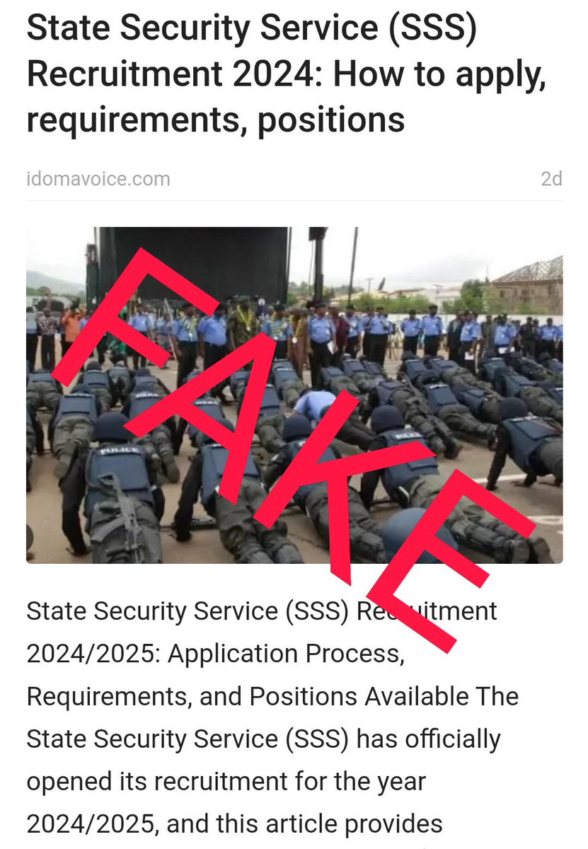 DSS is not Recruiting.