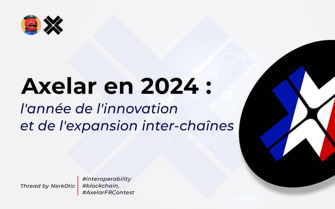 nerk0tic's tweet photo. Les blockchains existantes sont isolées, limitant le potentiel des applications décentralisées et entravant l'expérience utilisateur.

@axelarnetwork fournit un réseau décentralisé, des protocoles, des outils et des API pour faciliter la communication inter-chaînes.

Un fil 🧵
#interoperability #blockchain #AxelarFRContest