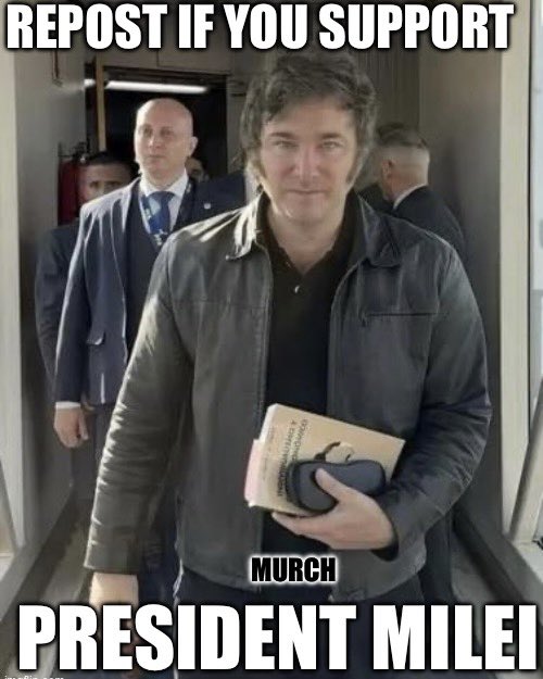 The people of Argentina have had enough. 

He’s a champion for Patriots there and around the world. 

Who agrees? 🙋‍♂️