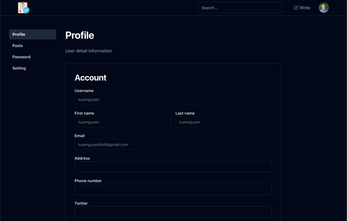 luannguyenbkit's tweet photo. [D87] Profile

#nextjs #reactjs #react #typescript #javascript #tailwindcss #opensource #SaaS #100daysofocde https://t.co/Wcx5ZEHXVB