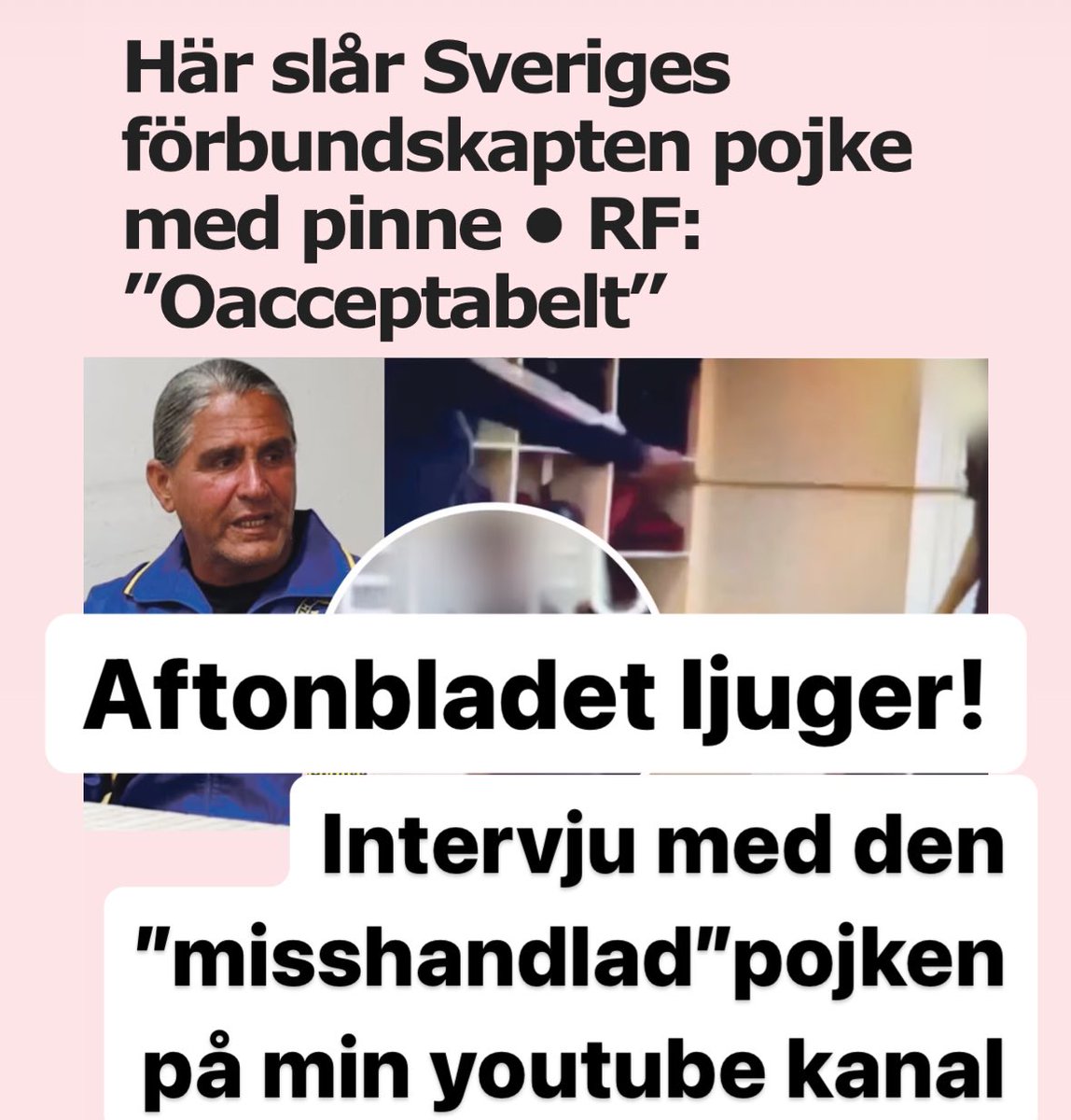 Kan meddela att @Aftonbladet efter mitt inlägg blivit lösa i magen och stängde ner kommentarsfält. Jobbig med sanning och fakta! youtu.be/tvatYt8Z9y8?si…