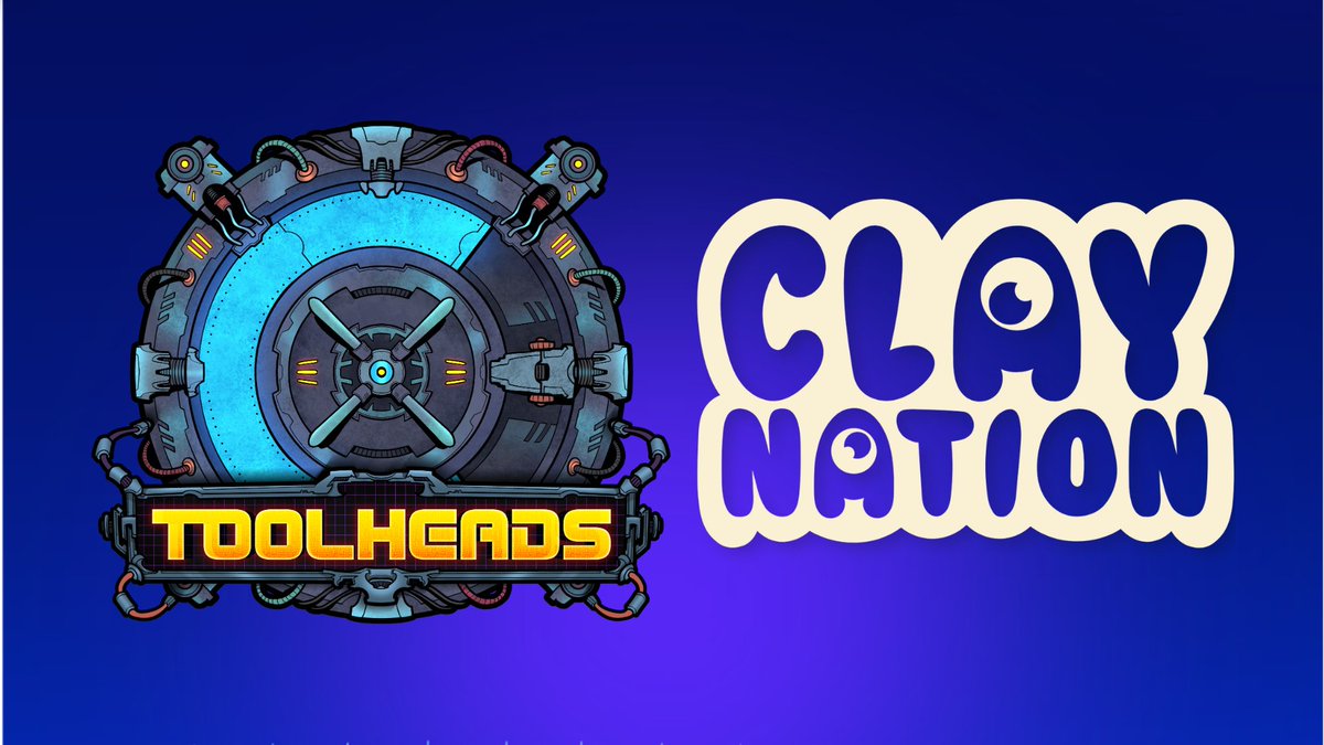 To celebrate Toolheads x Clay, we’ve dug deep

A giveaway with undeniably 🔥 prizes

 🥇1 x Toolhead Vault
 🥈1 x Clay Nation, 1 x Pitch, 1 x Toolhead

TO ENTER, IT’S FREE:
💙 Like / RT this post
💜 Follow <a href="/claymates/">Clay Nation</a>, <a href="/CnftTools/">CNFT Tools</a> 
🧡 Comment a quote from our upcoming Space 👇