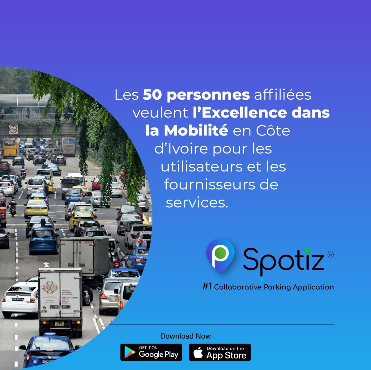 AppSpotiz's tweet photo. Le business club “Spotiz 50” est composé des 5️⃣0️⃣ personnes affiliées associées à Spotiz s’engager dans l’excellence 🌟 de la Mobilité 🚗 en Côte d’Ivoire 🇨🇮 au service des usagers 👩🏽👨🏽 et des prestataires de services 👨🏽‍🚒. https://t.co/f9LTBaJKMg