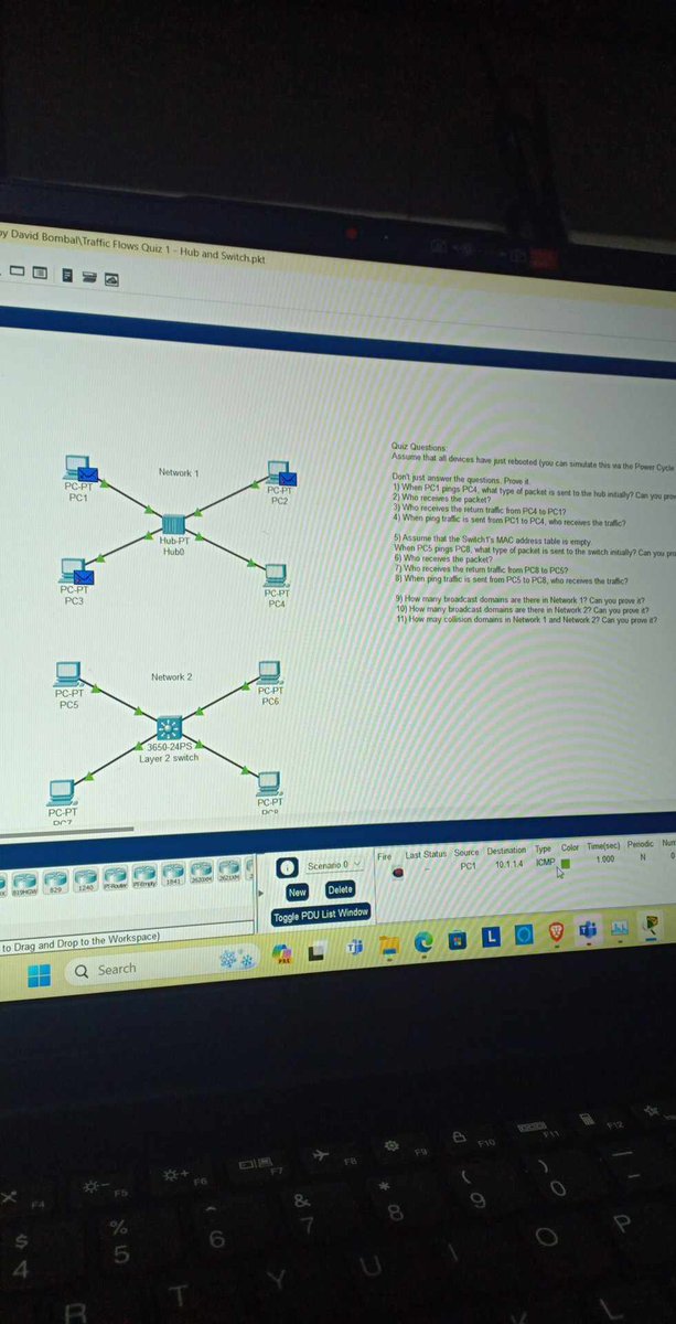 P_232813's tweet image. Switch vs Hub
#networkingbasics
#networkfundamentals