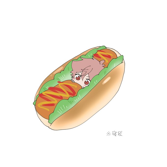 「hot dog」 illustration images(Latest｜RT&Fav:50)