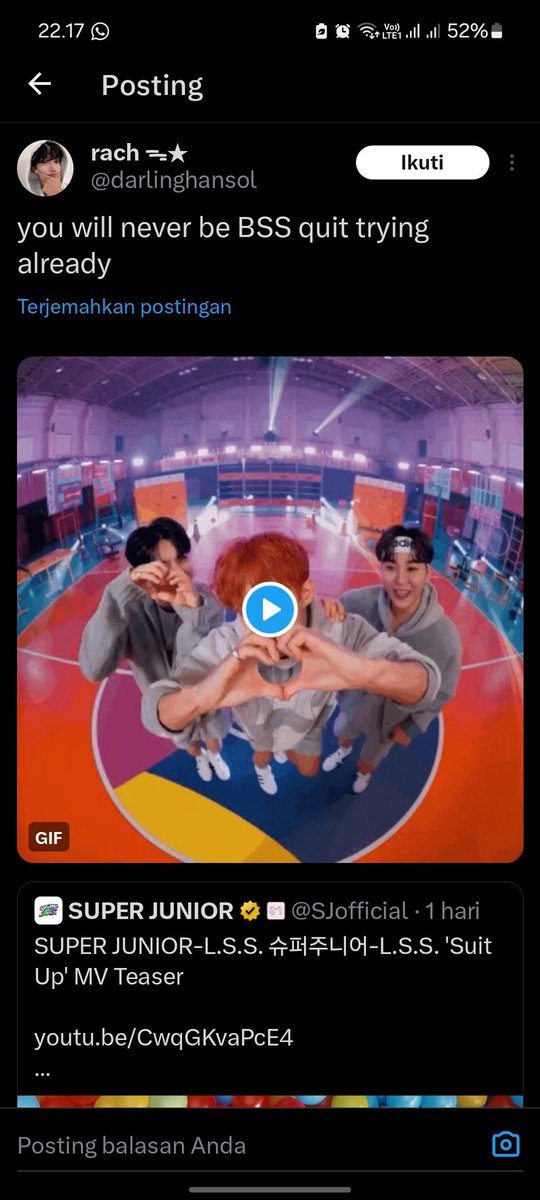 Fafaelfina's tweet photo. Dear carat, ELF gak mau war
Tolong temen satu fandomnya dikasih tau
Banyak yg nyampah dipostingan @SJofficial 
Contohnya mereka
Dan perlu ditekankan sekali lagi LSS TIDAK COPY BSS!
Perlu diingat sub unit pertama kpop itu SUJU KRY dan LSS adalah sub unit kesekian suju
Terimakasih. https://t.co/hoeLhlJUWS
