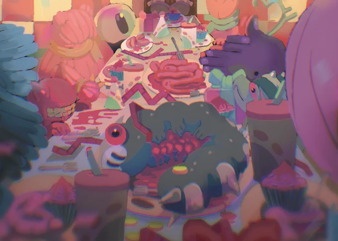 Hello I am alive, i have art from my magical girl dnd campaign to show u all. enjoye #dnd 