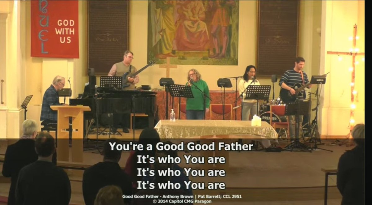 stjohnsegham's tweet image. Such a 'thin place' this morning #worship #thinplace #Church