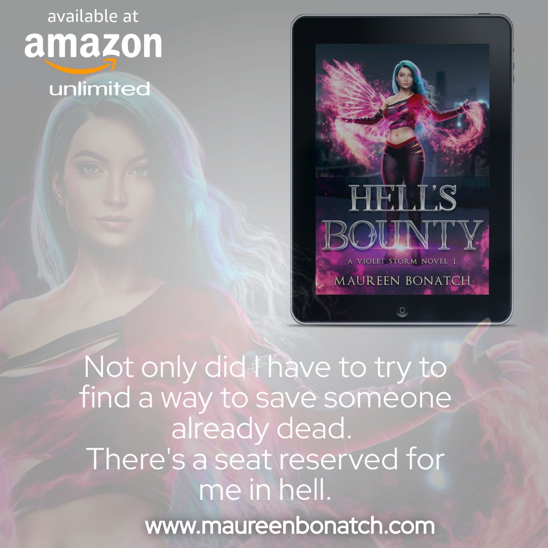 💥Limited time #99cents sale💥 Unlocking my hidden powers, I take one step closer to the truth, all while facing the trickster of the Underworld. Hell's Bounty is the first book in the Violet Storm #UrbanFantasy series #AHAgrp amazon.com/Hells-Bounty-V…