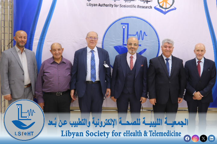 LSfeHT's tweet image. تغطية لحفل الاشهار الذي أقيم يوم السبت الموافق 4نوفمبر2023م  برعاية الهيئة الليبية للبحث العلمي وتحت إشراف مركز مصراتة التخصصي للقلب وكلية التقنية الصناعية مصراتة للجمعية الليبية للصحة الالكترونية والتطبيب عن بعد والتي اعتمدت بقرار رقم (962)الصادر عن الهيئة الليبية للبحث العلمي.