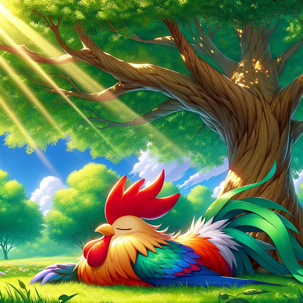WojakSatoshi's tweet photo. "Someone is sitting in the shade today because someone planted a tree a long time ago." 

$coq $avax 🐓🔺 https://t.co/wirEP3joxj