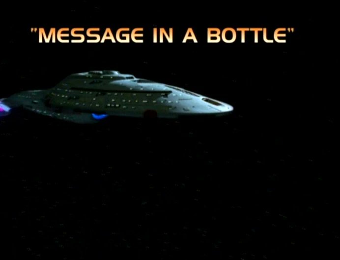 GaryGorn's tweet photo. On January 21, 1998 #VOY: "#MessageinaBottle" airs. for the first time๐
#SevenOfNine finds an abandoned subspace relay network that has the ability to send a message, or in this case #TheDoctor, to a #Starfleet ship detected in the #AlphaQuadrant.
#StarTrek #StarTrekVOY https://t.co/6EeuYT41eQ