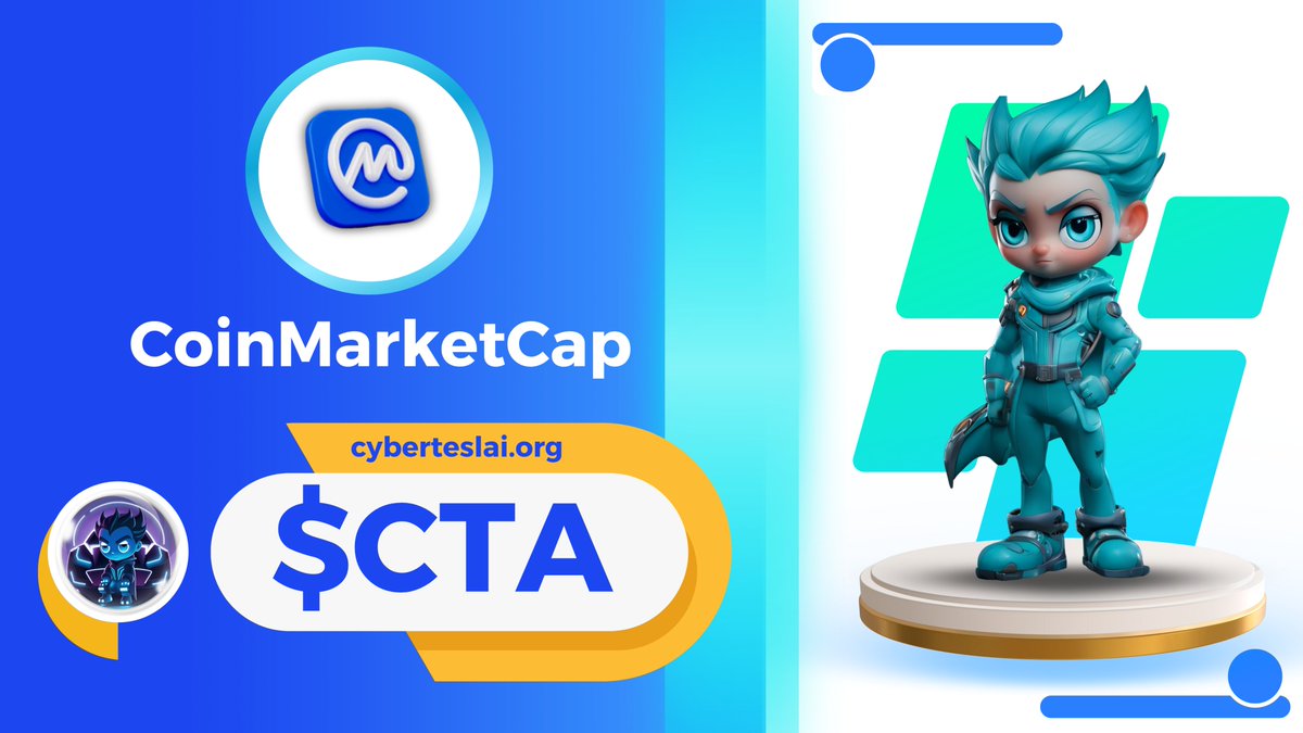 cyberteslai's tweet photo. We hereby confirm that we have successfully submitted our listing application on @Coinmarketcap. 

Here is our CMC application ticket number - 836832

https://t.co/SHRhcsnUrg https://t.co/IsBC9xOOIv