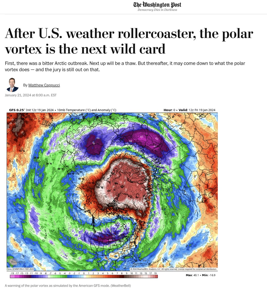 The climate hoax is damned if they say it and damned if they don't: WaPo @capitalweather admits by omission that emissions have nothing to do with the unpredictable disruption of the polar vortex. washingtonpost.com/weather/2024/0…