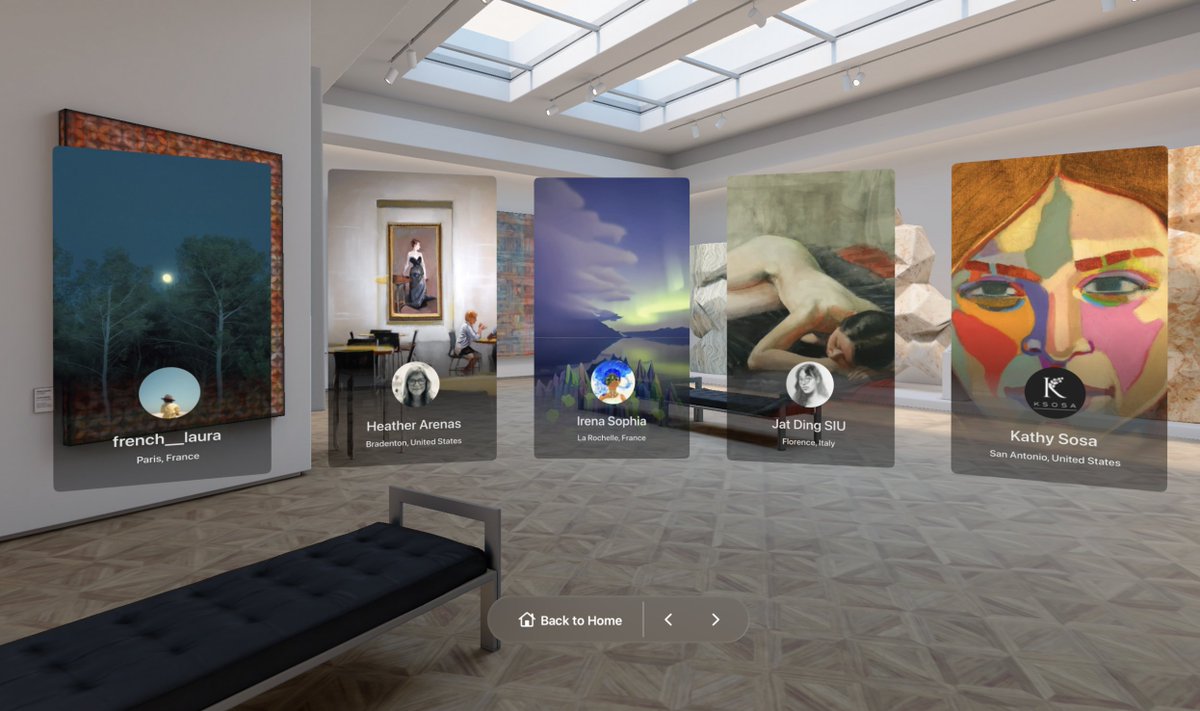 IanPanchevre's tweet image. @IrenaSophia early preview of your artist environment in the @ArtUniverseApp by Kaleido, coming soon on Apple #VisionPro !  

How&apos;s the Art Universe looking for you?? 🥰 

Demo video: youtu.be/3V_8FKsYV9s?si…