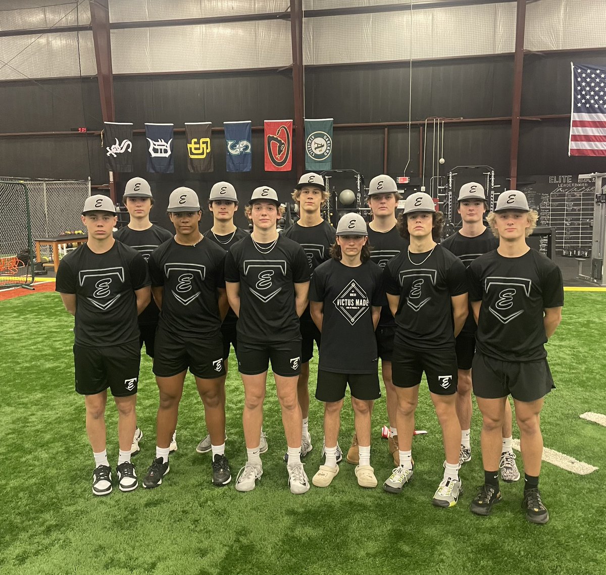 6:45am Sunday practice for only 1 reason…the <a href="/Lions/">Detroit Lions</a> play during our normal practice time!  The boys still wanted to get a workout in!  <a href="/EliteBBSB/">EliteBBSB</a>