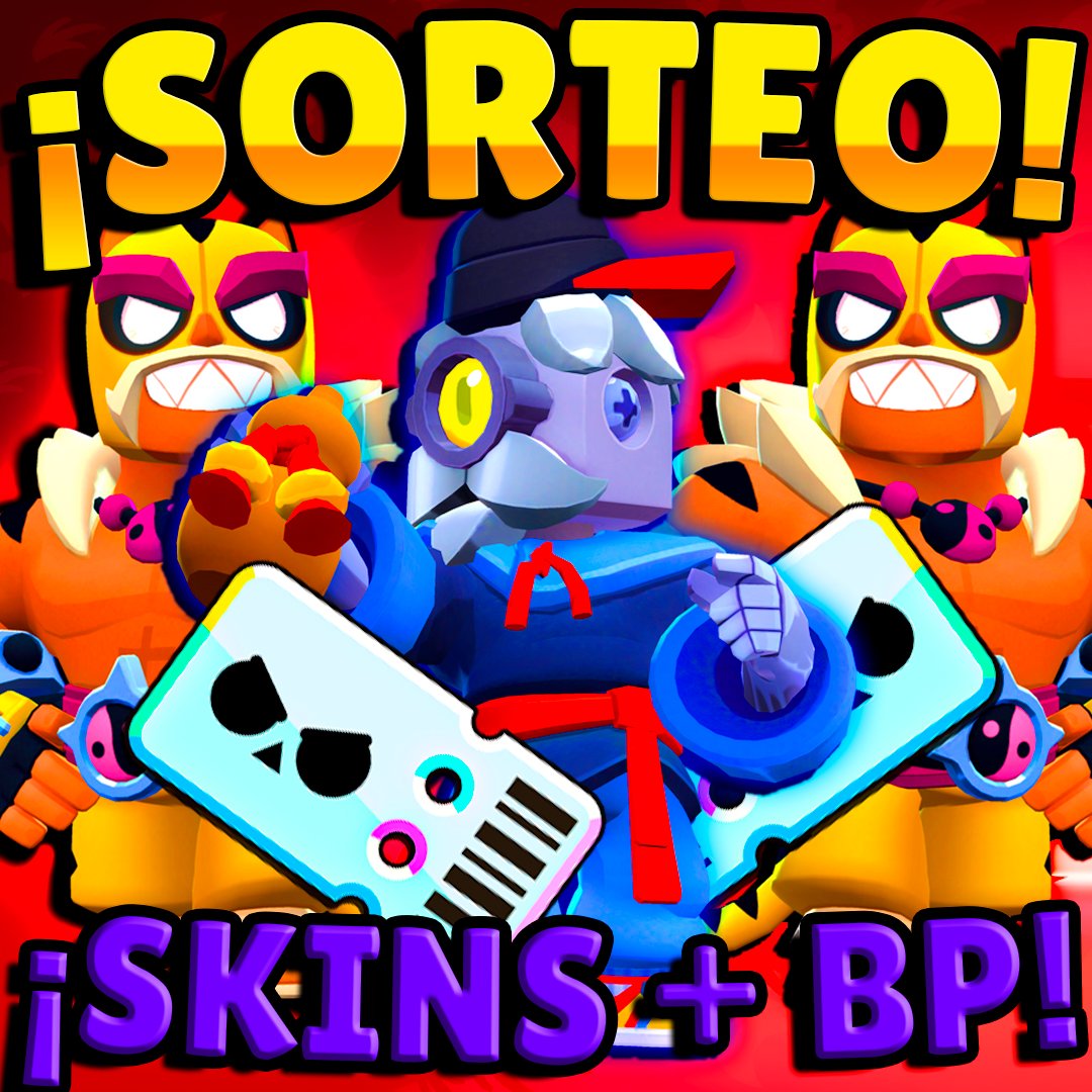 ¡SORTEOOO X3 SKINS + 2 BRAWL PASS +! 🐉🀄🎁 🔴Requisitos: 🔹Seguirme en Twitter: @BsGabino 🔸Seguirme en Instagram: @GabinooBS ❤ Dar Me Gusta 🔄Retweet 🎁 Ganadores el día: 5/02/2024 ¡SUERTE!