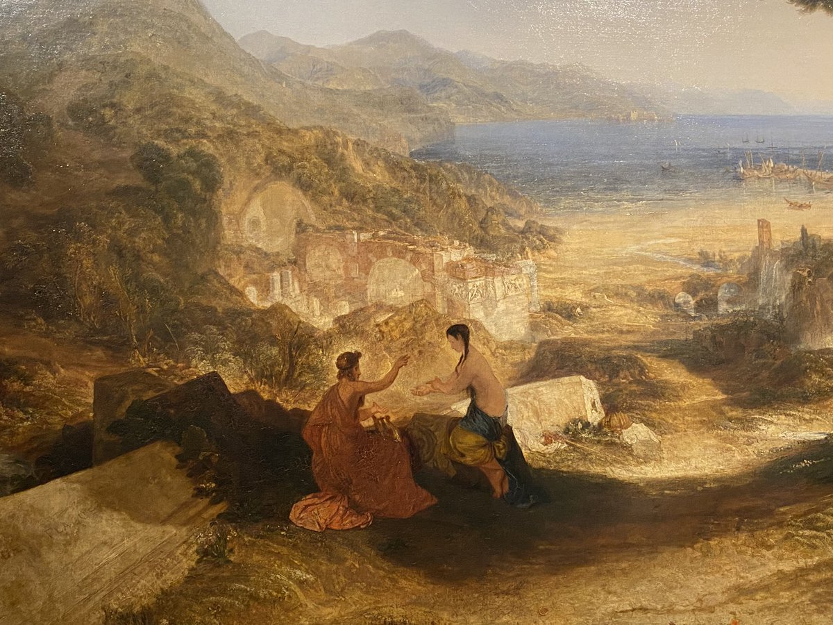 Turner. Paesaggi della mitologia. 
La baia di Baie con Apollo e la Sibilla. 1823 #mostraturnervenariareale