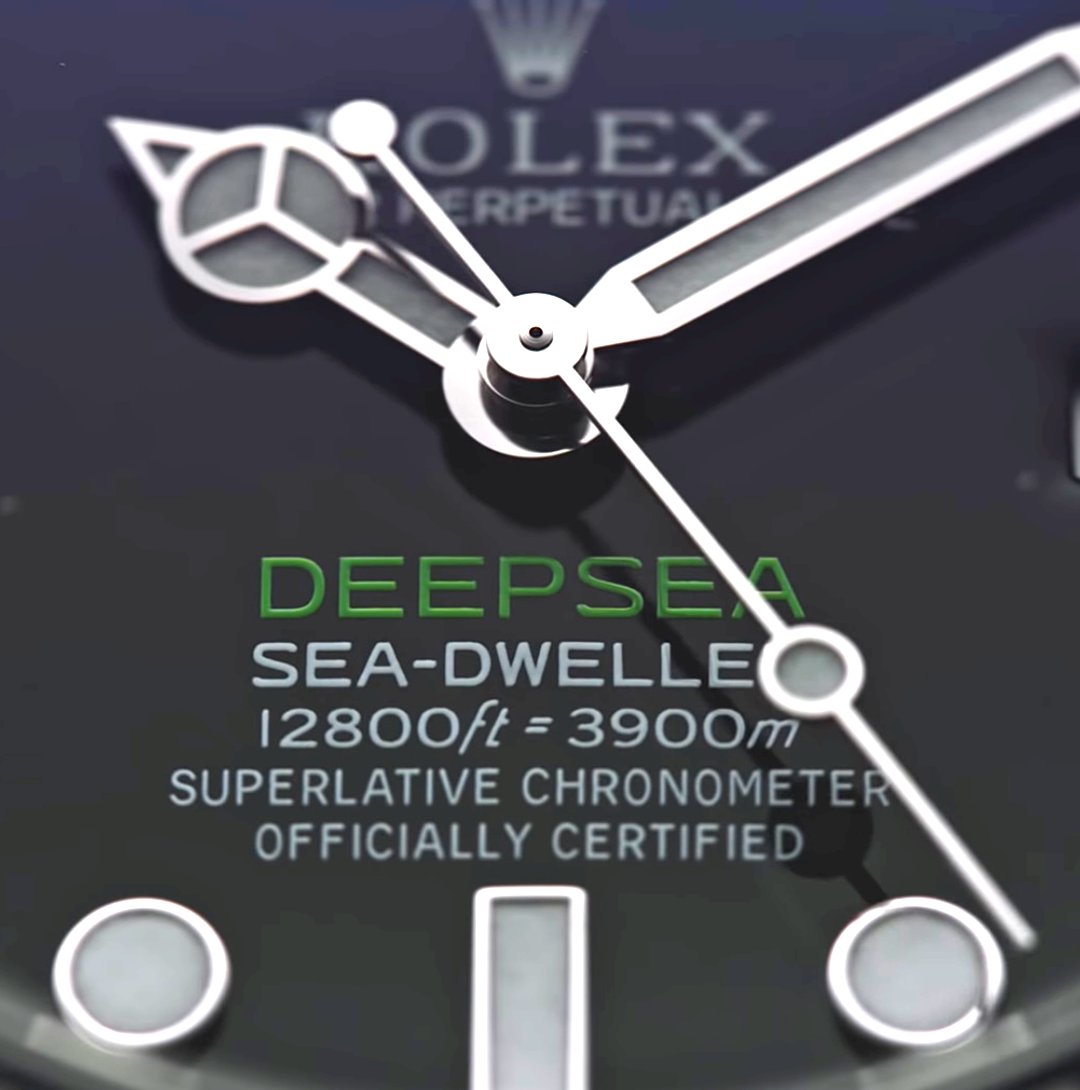 The Rolex Deepsea D-Blue 126660

~ Functions: Date – 60-Minute Bezel
~ Case: 44mm – Stainless Steel – 17.7mm Thick
~ Water Resistance: 3900M
~ Movement ( Caliber 3235 ) 70-Hour Power Reserve – Automatic – 28,800 vph Frequency – 31 Jewels
~ MSRP: £11,350