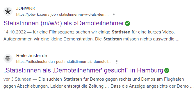LarsWienand's tweet photo. Gedanke an Komparsen ist an sich schon absurd bei der gigantischen Teilnehmerzahl.
Journalisten-Darsteller Boris Reitschuster hat es aber auch nicht geschafft, herauszufinden, dass die Annonce gut anderthalb Jahre alt ist, die gerade aufgeregt von rechts verbreitet wird. https://t.co/BJlaSqN5c7