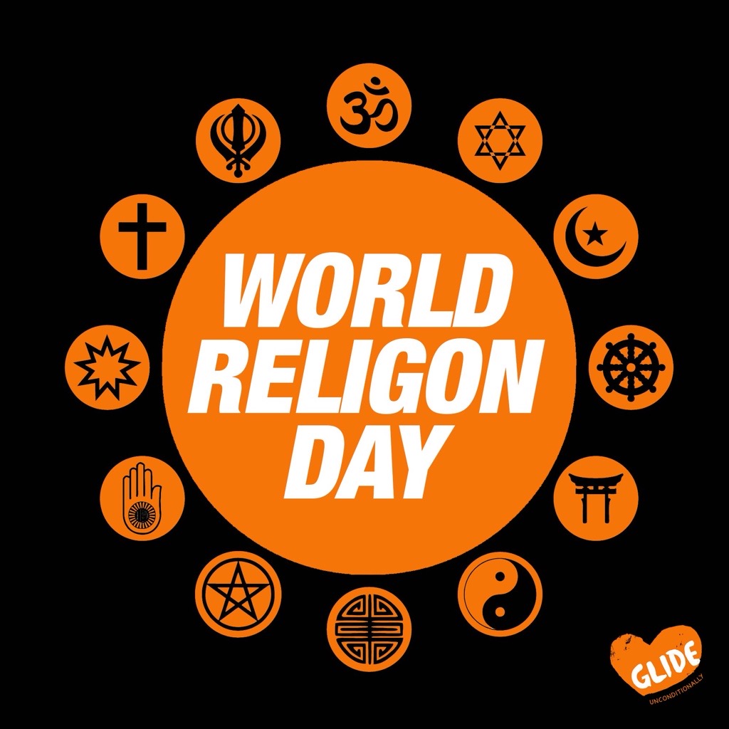 🌍🌐 On World Religion Day, we honor GLIDE as a haven of 🧡love, radical inclusivity, and diversity🌐, inspired by Cecil Williams. Embrace diverse beliefs, and embark on a journey to understand each other's faiths. 🙏 #GLIDECommunity #UnityInDiversity