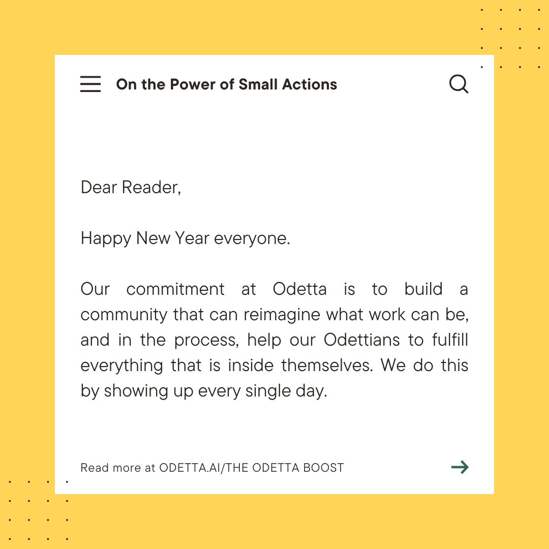 OdettaInc's tweet image. We are proud of what our team has accomplished last year.

Read more: buff.ly/4aWYPu6

#HappyNewYear #OdettaCommunity #ReimagineWork #FulfillPotential #CommitmentToExcellence #AITeam #AIInnovation  #AIacademy #FemaleEmpowerment #SocialMediaReach #2024Goals