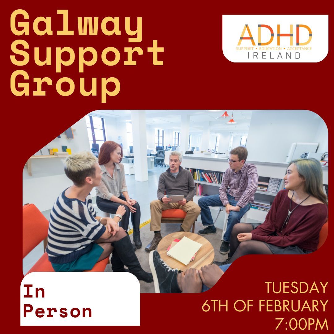 adhdireland's tweet photo. Galway support group coming up soon!
https://t.co/Jg8pJEjPm4 https://t.co/lioQp7wUnF