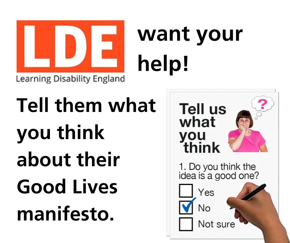 Members of @LearningDisEng are preparing a Good Lives Manifesto ahead of a 2024 election & they want to know what you think is important. Watch Gary from LDE talking about the project here: loom.ly/QcbFq7k Let them know what you think via a survey: loom.ly/7a1L18E