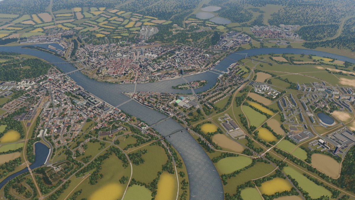 Returning to Altengrad to stack some more concrete panels, live now twitch.tv/akruas #citiesskylines