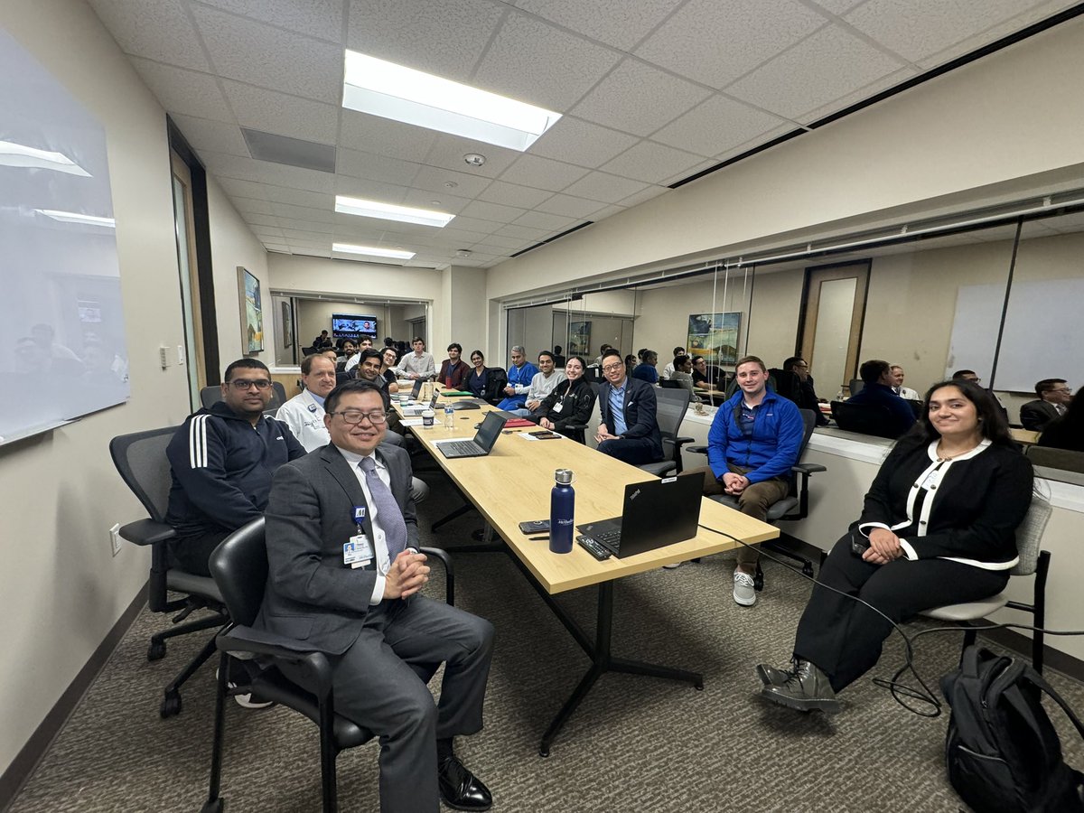 otohns's tweet photo. Great to have the Chief of Otolaryngology Head &amp; Neck Surgery at Cedar Sinai, Dr. Gene Liu, come visit with us and participate in our weekly Friday evening research meeting along with our residents and the “Physicianeers” from the A&amp;M EnMed (Engineering/Medicine) program! https://t.co/rroZAR1ezn