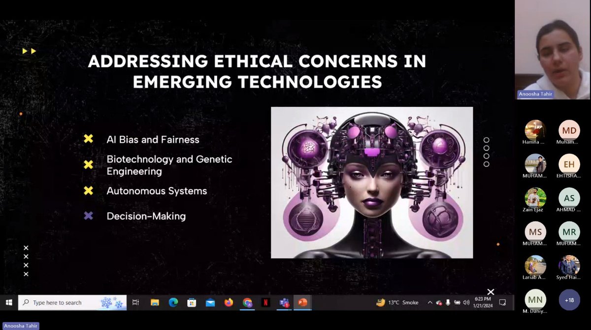 r_taxila's tweet image. Here are the highlights from a thought-provoking session on the significance of ethics in engineering, hosted by AIRnD Society. Engineer Anoosha Tahir took us on a journey through real-life case.
#AIRnD #UETTaxila #EthicalEngineering