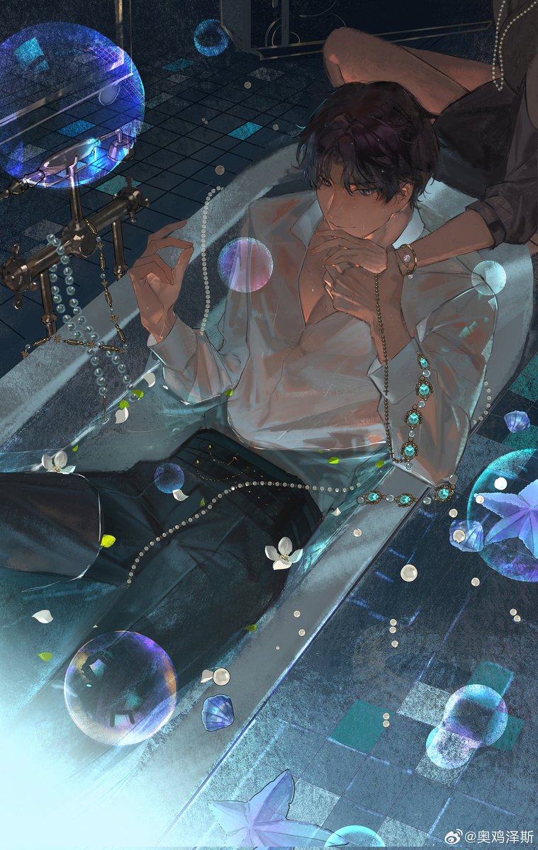 LucizOnlyColor's tweet photo. Love &amp; Deepspace —

【老婆你回家啦,你是要先洗澡还是先吃我~~】

人鱼王子亲自做“男体盛鲜”, 只为担心晚上回家的老婆吃不吃得到饭
被祁煜钓成翘嘴了~

[Official fanarts commissioned by Papergames]

#Rafayel #祁煜 #기욱 #ホムラ #LoveandDeepspace #恋与深空 #러브앤딥스페이스 #럽딥 #恋と深空 https://t.co/ICDQZOPuFL