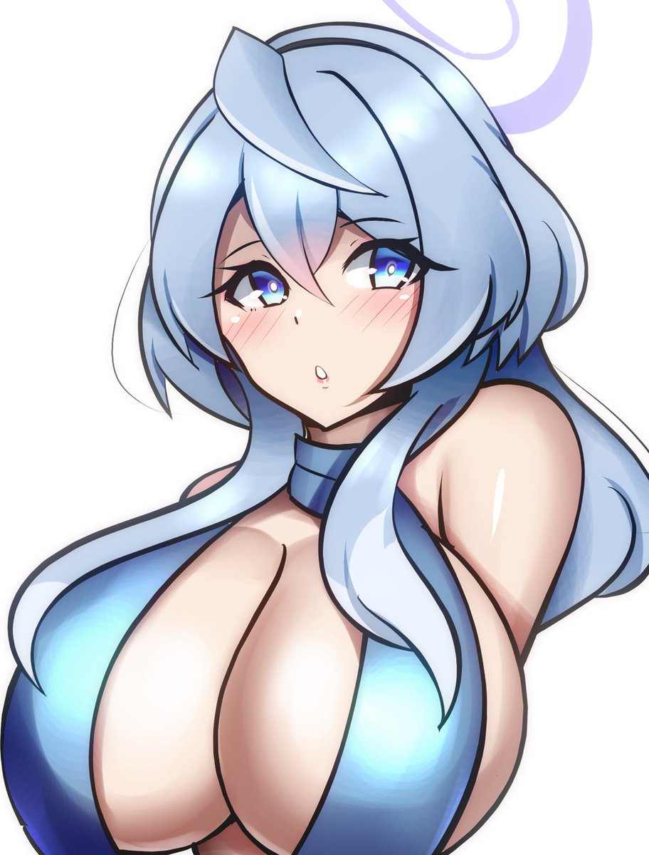 ブルーアーカイブのアコをささっと描いてみました('ω') 