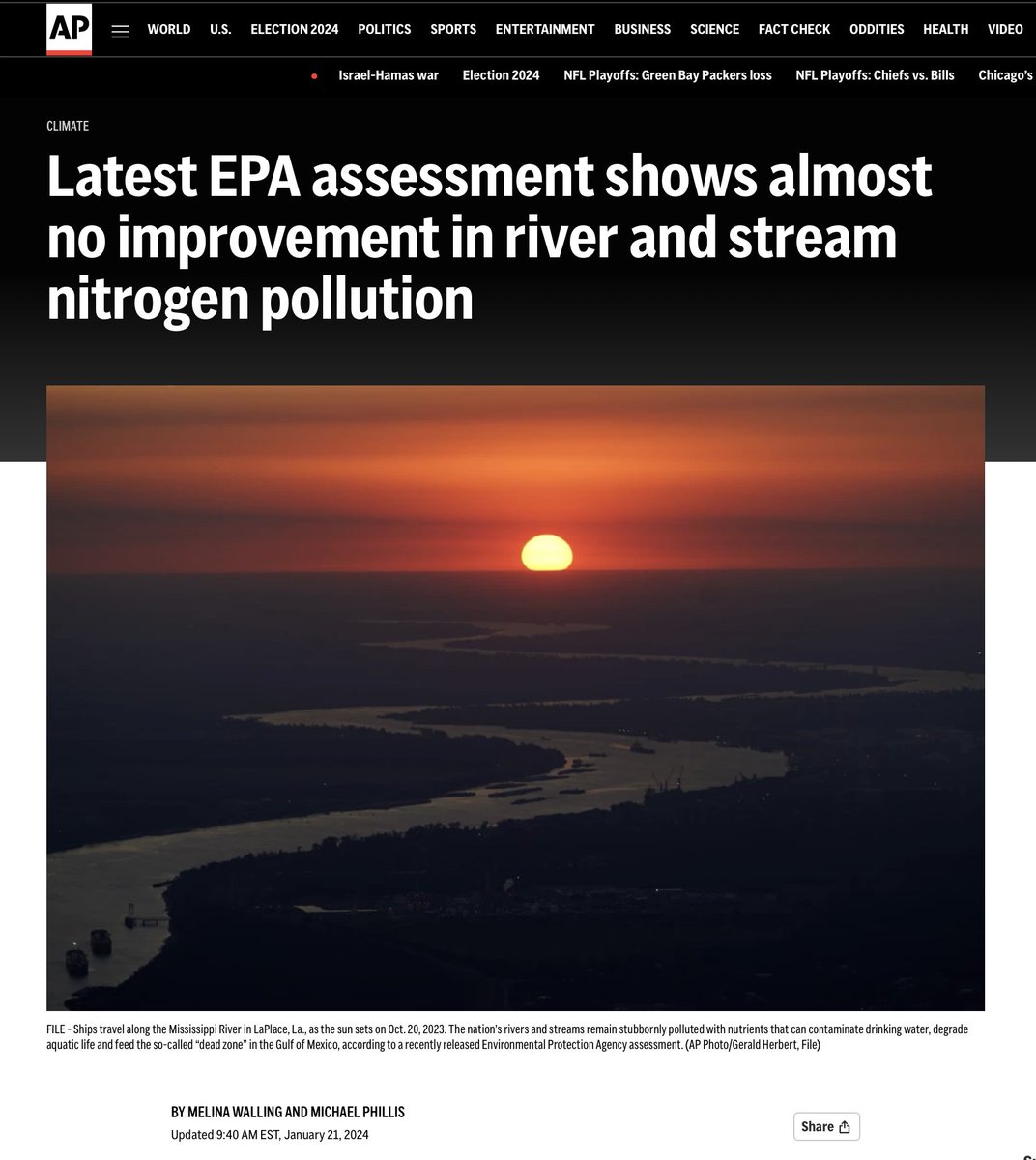 Nutrient loading of bodies of waters can be an actual environmental problem. Although the problem cannot be eliminated it can be reduced with cost-effective and soil-improving technology where it is a problem. See e.g., @Necternal. But the problem is ignored by the federal and…