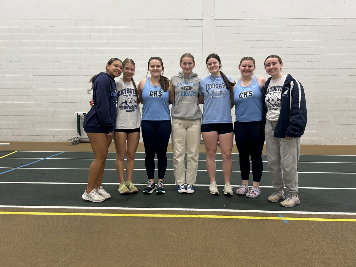 Congratulations to our Indoor T&F seniors! Thanks for your commitment and many hours of dedication to CHS T&F. You represented us well, and we are proud of you! #CougarPride