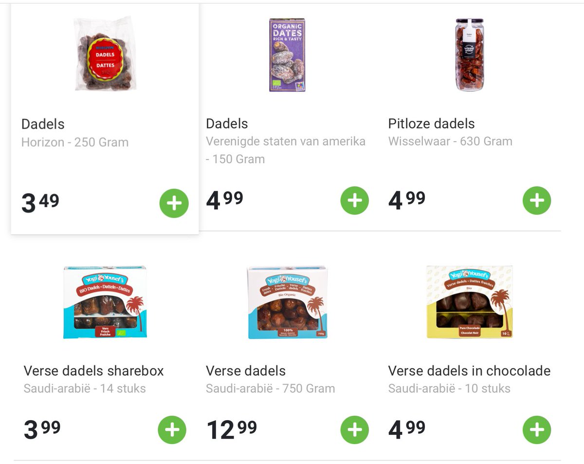 Jullie <a href="/Ekoplaza/">Ekoplaza</a> verkopen wel dadels uit Turkije en Saoedi-Arabië want daar zijn de mensenrechten natuurlijk helemaal top #kuch