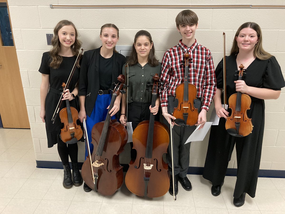 So proud of the orchestra students who represented BGHS at Solo and Ensemble Adjudication yesterday at Lake HS. 12 events were rated superior and 1 excellent @TedHaselman @DanBlackBGCS @BGSchools