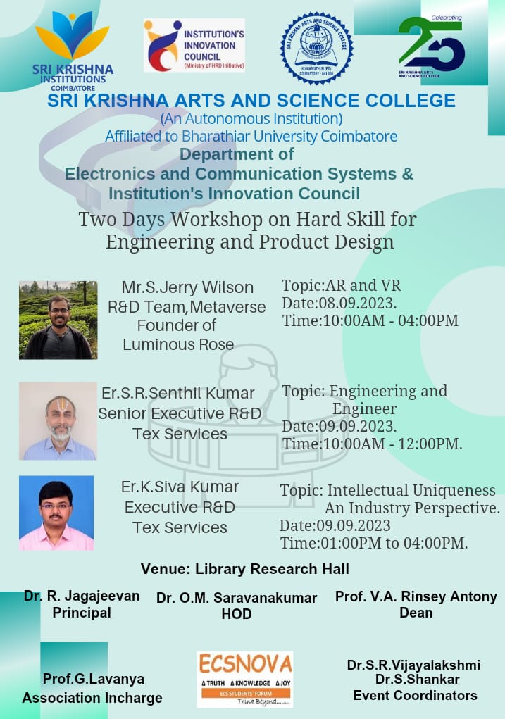 ShankarShanmug's tweet photo. Two days’ workshop on hard skill for engineering product design is conducted to inspire students in the field of engineering and promote them in the product design and protection. https://t.co/r4VibrIMi3