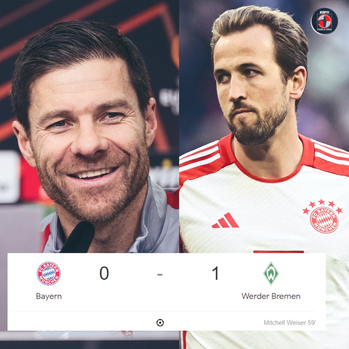 🔥 ¡EL BAYERN PIERDE EN CASA CON EL WERDER BREMEN! 😳 Sonrisas en Leverkusen y e equipo de Xabi Alonso se pone CON VENTAJA de 7 PUNTOS en la cima de la Bundesliga.