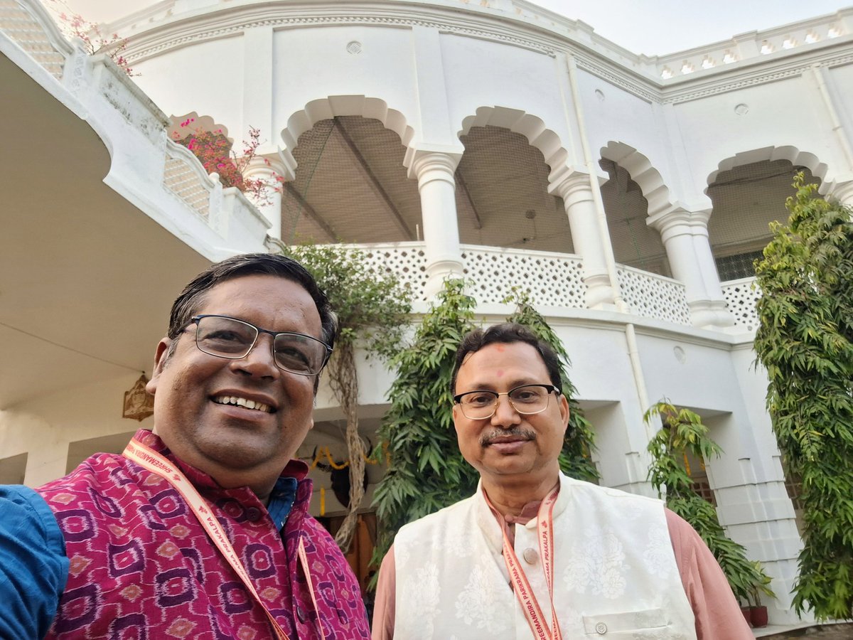 At #ShreeNahar #Puri with Arun Kumar Praharaj bhai, in the sidelines of inauguration of #ShreeMandira #ParikramaPrakalpa #HighTea