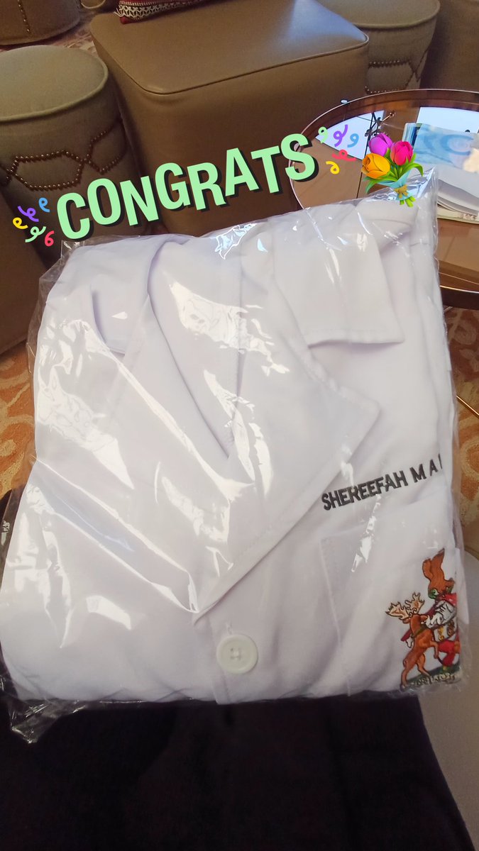 Years of dreaming, now turned into reality! 🌟 Overjoyed to finally receive my white coat. Embracing the journey ahead with gratitude and determination! 👩🏻‍⚕️ #DreamFulfilled #TodayIsAGoodDay 
الحمدلله الذي بنعمته تتم الصالحات 🤍.