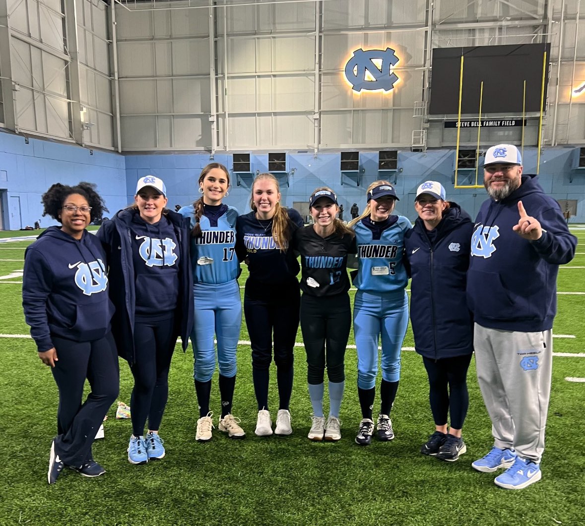 Great visit to @UNCSoftball. Thank you @coachmegsmith @c_lyon22 @Maddie_Holub @coachkiwij and players for all of the great drills and feedback! @RITG16unational @BobRossiRITG @thunderjam134 @HopsAP @ExtraInningSB