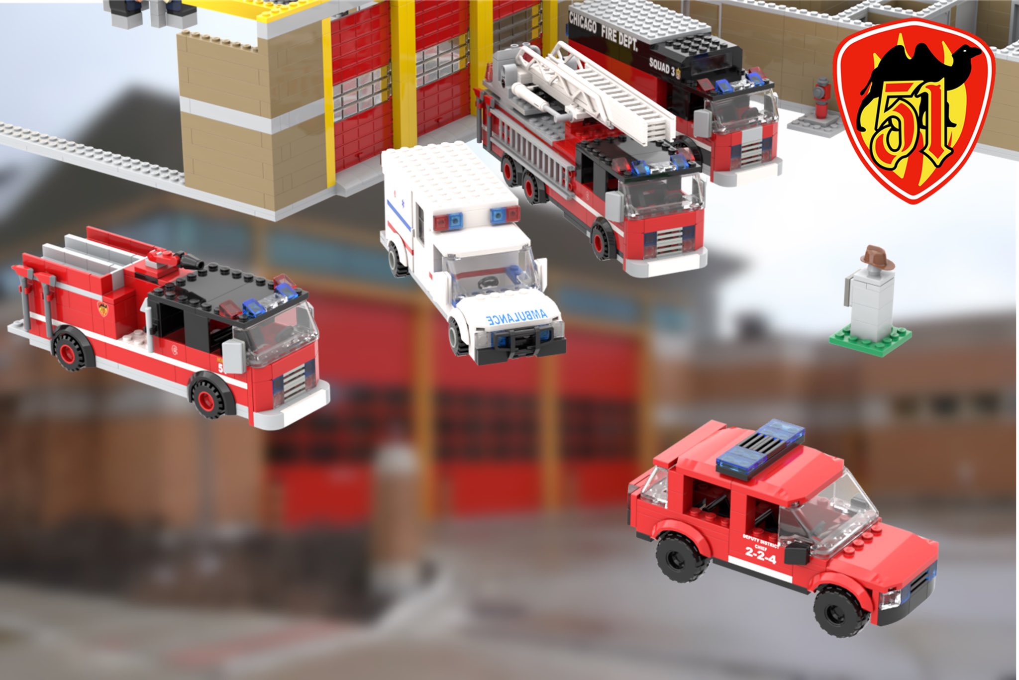 Lego chicago fire best sale