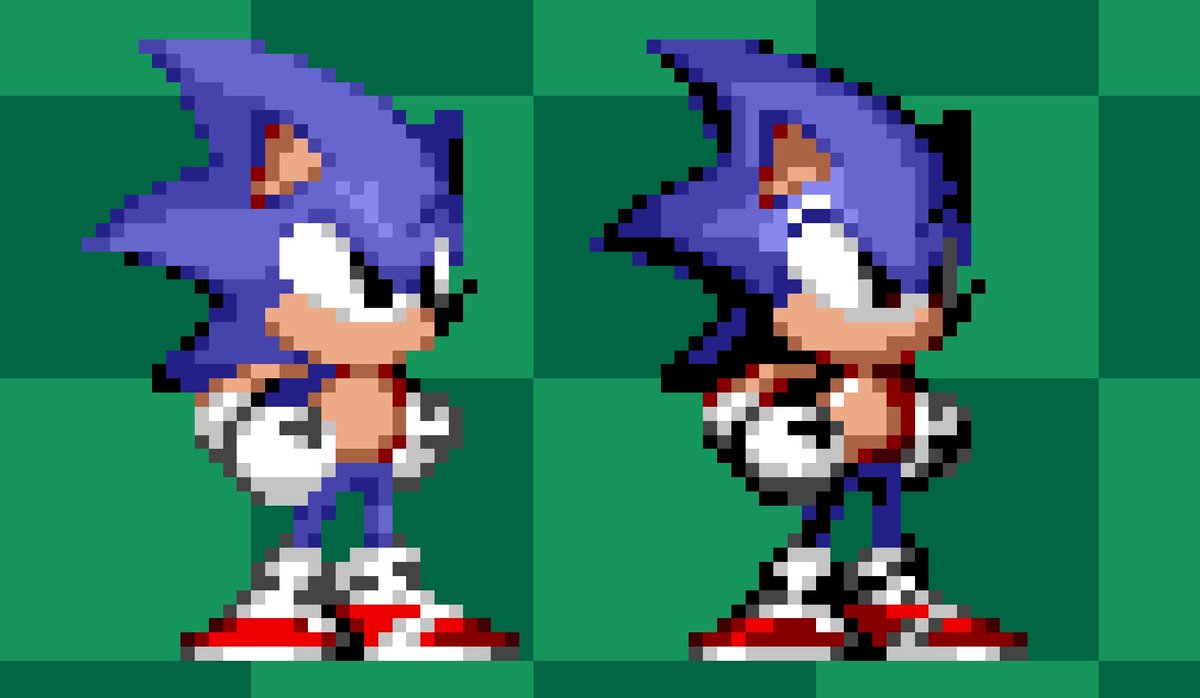 I really wanted an excuse to work on my pre rendered style so I crustified my sonic sprite