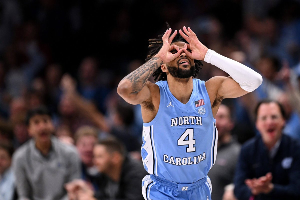TarHeelsofNYC's tweet photo. Something to watch tomorrow night:

RJ Davis could break the #UNC record for most consecutive games with multiple 3 pointers.

Currently tied with Justin Jackson at 15 games. Jackson set the record in the 2016-17 season and became ACC POY. 

North Carolina also won the natty. https://t.co/XLfwUCHZRD