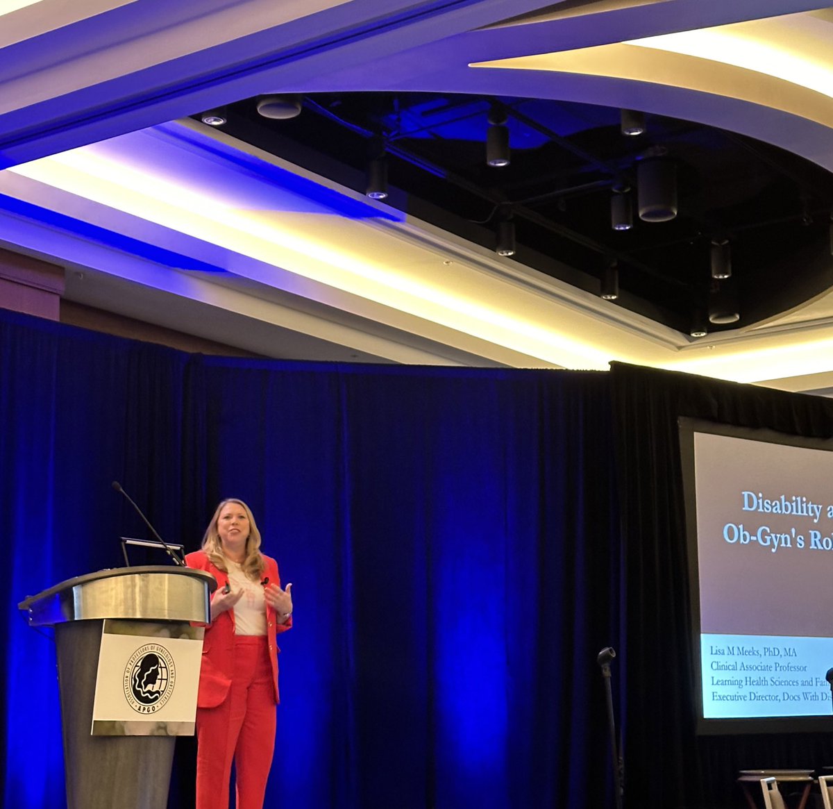 alshanks's tweet photo. An honor to hear the amazing  @meekslisa present @apgonews FDS. #MedEd Disability as a Facet of Diversity: Ob-Gyn’s Role in Disability Inclusion. Thought provoking and eye opening. Heading home with ideas. https://t.co/OsWoDvP0b7