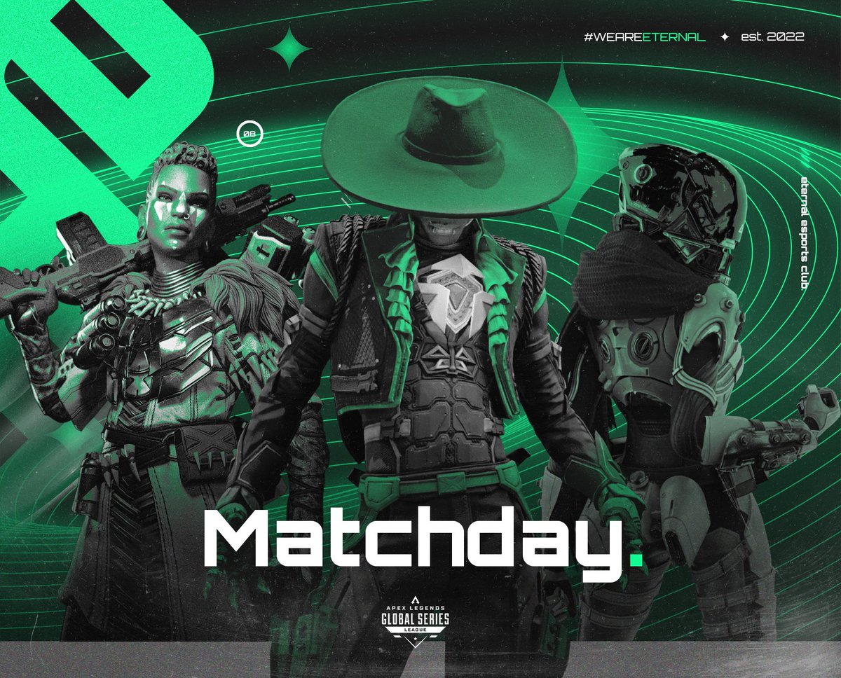 EternalEEC's tweet photo. The day is here!!
Tune in as @CoceFPS @carterrAPEX @voiidAPEX and @MilezFPS make their marks in @PlayApexEsports history.🙌 #EECWIN #EternalWin
https://t.co/4DETCZ0VQH https://t.co/rgrt7p69gW