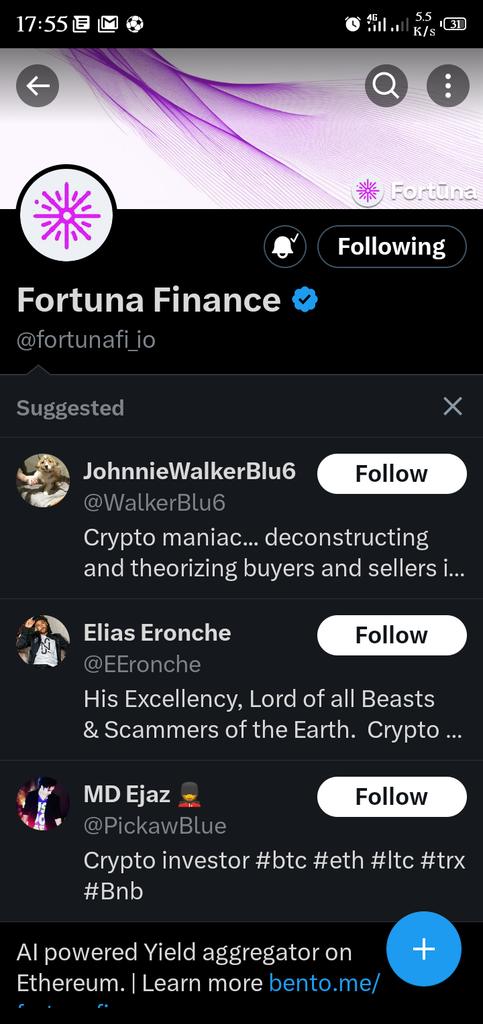 DefiPrincelee's tweet photo. @fortunafi_io 0x76Dbd20e844429729D7EEAc6F86b333fF9Ab174C

Farm here.
@DefiPastor @thundergirl @DefiFresh https://t.co/XcAWCSJkP2