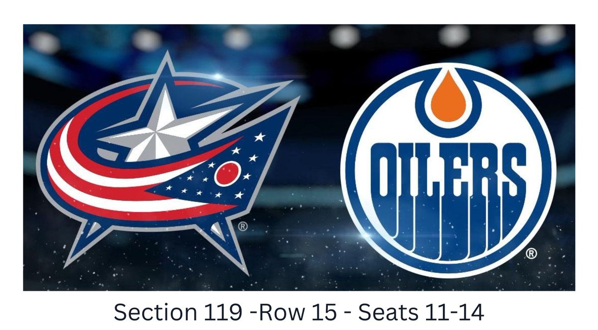 QUICK REMINDER! Raffle ticket sales end at midnight!
Thanks to a generous donor we at EDSS are pleased to offer you a chance to win tickets to the Columbus Blue Jackets at Edmonton Oilers on Tuesday, January 23, 2024 7:00 pm. For a limited time, you can... bit.ly/3S1RCAg