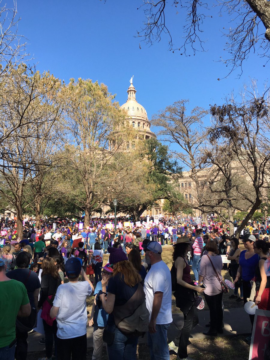 TXBrit77's tweet photo. @ananavarro I was at the Women’s March in Austin, Texas.  We need to begin marching now or next it will be too late! #WomenEmpowerment #WomensHealth #WomensRightsAreHumanRights https://t.co/NyaHUsAD05